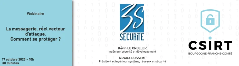 Webinaire : La messagerie, réel vecteur d’attaque. Comment se protéger ?