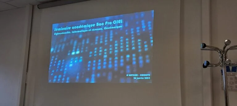 Intervention BAC PRO CIEL