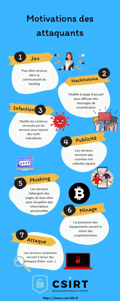 Les motivations des attaquants