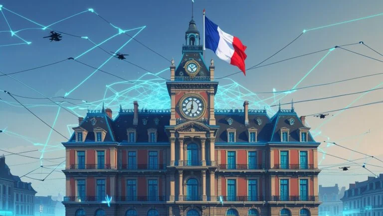 Mairie française interconnectée