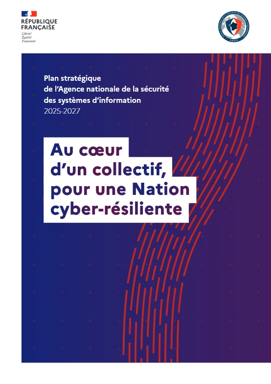 Page de garde du plan 2025-2027 de l'ANSSI