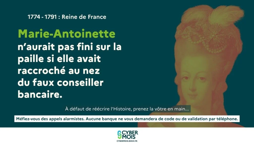 Affiche Cybermois 2025 Marie Antoinette