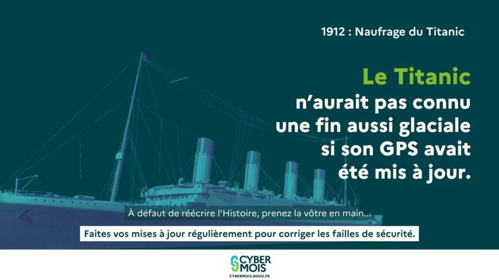 Affiche Cybermois 2025 Titanic