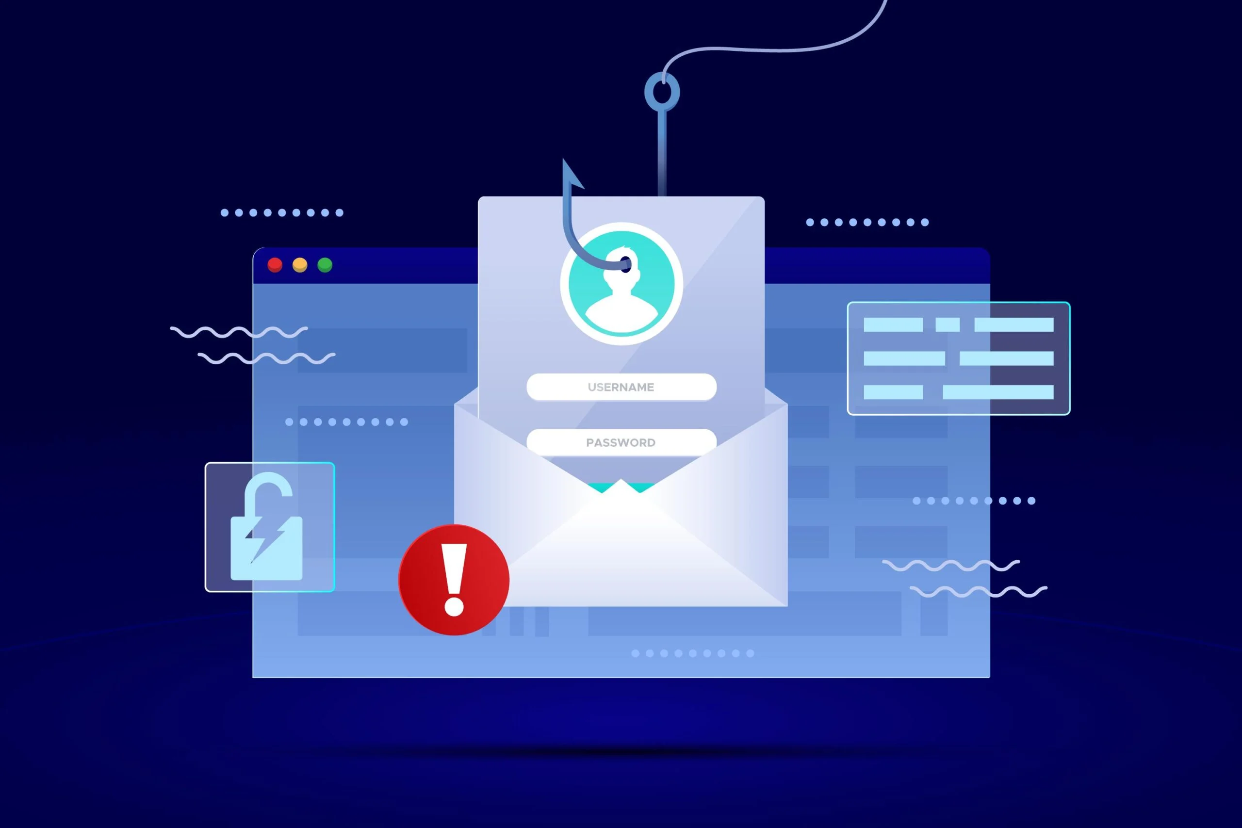 Image illustration phishing